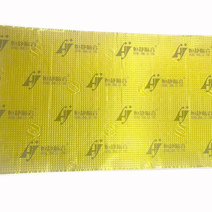 Enveloppe <span class=keywords><strong>d</strong></span>'<span class=keywords><strong>isolation</strong></span> <span class=keywords><strong>phonique</strong></span> autocollante pour tuyaux <span class=keywords><strong>d</strong></span>'égout - Combo de coussinets amortissants dorés pour la réduction du bruit des drains de salle de bain - Product Image 3