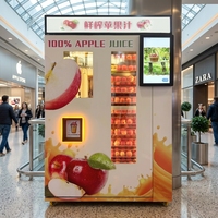 Volledig Automatische Verse Citroen- en Appelsapdispenser Natuurlijke Fruitverkoopautomaat met SDK-functie