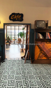 Mosaico Geométrico de Mármol Verde y Blanco de Lujo, Mosaico Chevron de Mármol Natural Premium para Baño y Cocina - Product Image 2