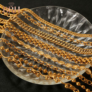 Dây chuyền mạ vàng 18K, dây chuyền thép không gỉ, dây chuyền kiểu Cuban - Product Image 2