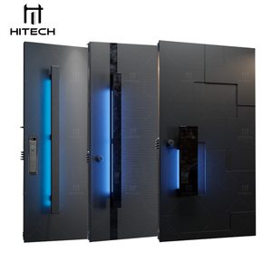 HiTech-US ประตูทางเข้าอลูมิเนียมหล่อสุดหรู, ประตูหน้าประตูบ้านพร้อมระบบรักษาความปลอดภัยประตูทางเข้าภายนอกฝรั่งเศส - Product Image 1