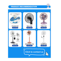 Tendance 2025 nouveautés électrique 12 pouces silencieux boîte en plastique ventilateur Table ventilateurs de bureau refroidisseur externe pour hôtel