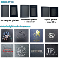 Dompet Minimalis Serat Karbon Asli Anti RFID Tempat Kartu Kredit Dompet Logam Pria dengan Penjepit Uang
