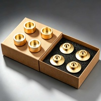 Accessoires de haut-parleur conique de haute qualité, support à pointes, amortisseur de vibrations audiophile HIFI, coussinets d'amortissement 1,0-5W, boîte de 4 pièces