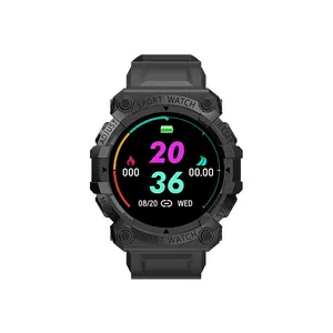 FD68 Sports Smartwatch rastreador de fitness tela colorida à prova d'água saúde pulseira inteligente rastreador de frequência cardíaca Android IOS