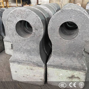 Pièces de rechange de haute qualité pour broyeurs à marteaux et concasseurs de pierres, en acier au manganèse élevé moulé, personnalisables, à vendre - Product Image 2