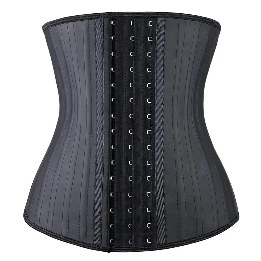 Body Shaper waste trainer corset Cincher Waist Trainer 25 Steel Bone Latex For Women