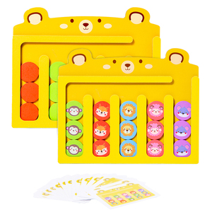 Juguetes <span class=keywords><strong>de</strong></span> madera para niños, combinación <span class=keywords><strong>de</strong></span> emparejamiento <span class=keywords><strong>de</strong></span> cognición <span class=keywords><strong>de</strong></span> Color, juguetes <span class=keywords><strong>de</strong></span> escritorio, juego <span class=keywords><strong>de</strong></span> rompecabezas <span class=keywords><strong>de</strong></span> iluminación <span class=keywords><strong>de</strong></span> educación temprana preescolar para niños - Product Image 3