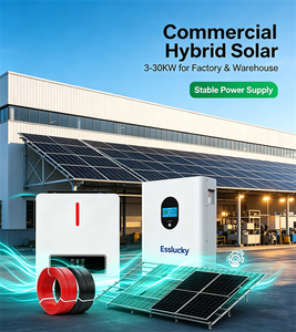Kit complet de système solaire en silicium polycristallin 6 kW, 8 kW, 10 kW, 12 kW avec contrôleur MPPT, batterie lithium-ion, stockage d'énergie pour usage domestique - Product Image 6