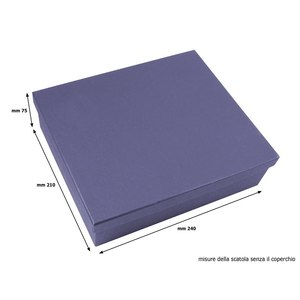 Base en verre bleu 190x150x10mm pour trophées, médailles et plaques - Product Image 3