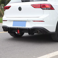 KSEEK – diffuseur arrière de voiture de course durable avec feu d'arrêt Led pour Golf 8 GTI 2020-