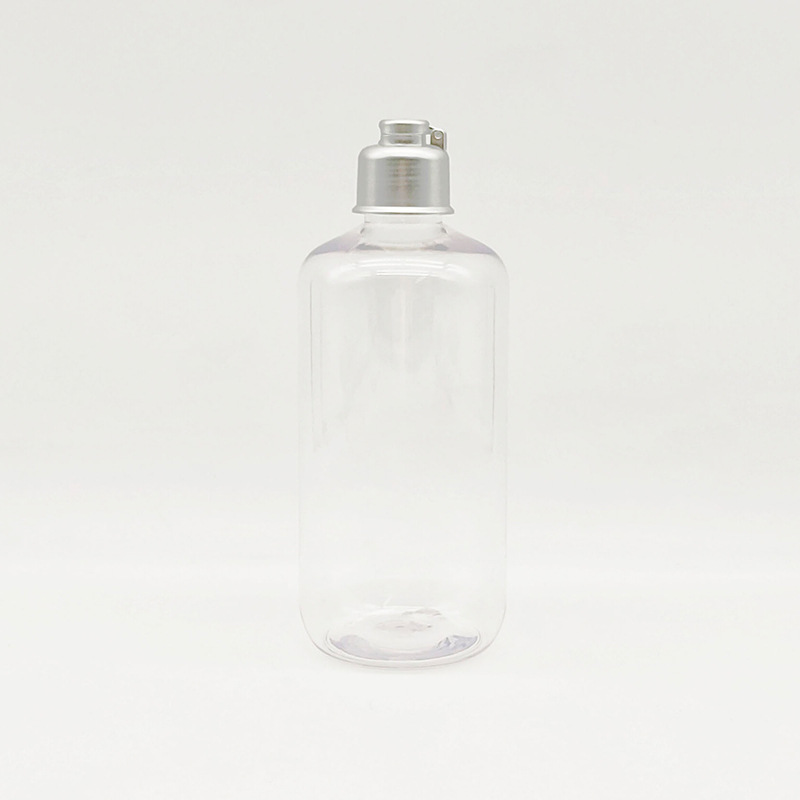 body wash bottle clear flip up cap