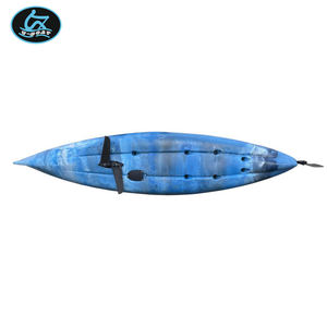 Uボートプロフェッショナル12フィートオーシャンペダルフィッシングカヤックパドルスキフボートプラスチックカヌーカヤック販売中 - Product Image 3