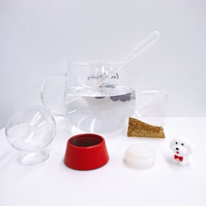 Wholesale Custom Accept Kids Plastic Crafts Empty Snow Globe <b>Kit</b> for <b>DIY</b> Repair - Product Image 4