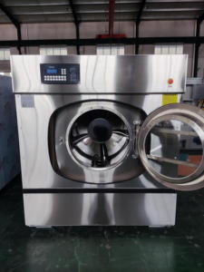 Laveuse-sécheuse de <span class=keywords><strong>linge</strong></span> d'hôtel électrique classique, neuve, pour tapis et textiles - Product Image 5