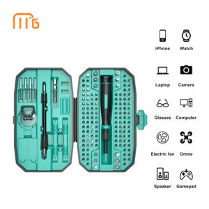 NUEVO Juego <span class=keywords><strong>de</strong></span> <span class=keywords><strong>Destornilladores</strong></span> Magnéticos 152 en 1 con Mango <span class=keywords><strong>de</strong></span> Acero, <span class=keywords><strong>Destornilladores</strong></span> Torx Hexagonales OEM, Kit <span class=keywords><strong>de</strong></span> Reparación para Computadoras, PC y Teléfonos - Product Image 3