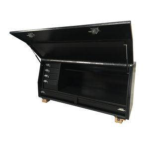 Kotak peralatan kanopi Ute aluminium hitam tugas berat Set peralatan truk desain baru - Product Image 4