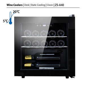 Mini Nevera para Vinos Josoo OEM ODM, Refrigerador de Vino Eléctrico, Enfriador de Vino con Capacidad para 14 Botellas y 2 Estantes Metálicos - Product Image 5