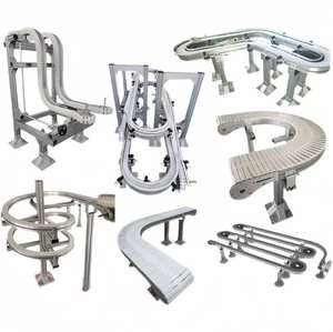 Esnek zincirli konveyör soğutma Spiral kulesi, gıda kurutma yüksek sıcaklık dikdörtgen konveyör - Product Image 1