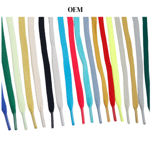 Personnalisé 50-200cm Longueur Chaussures Lacets 8mm Large Polyester 29 Couleurs Ruban Chaussures Bandes De Dentelle Corde Épaisse Lacets Avec Sacs - Product Image 4