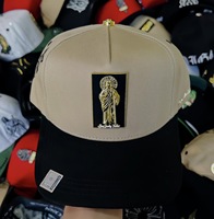 Gorra de Béisbol de 5 Paneles con Parche Metálico de Estrella y Barba, Bordado de Calidad Original, con Diamantes de Imitación, para Halloween, EN STOCK