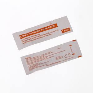 Medmount steril medis sekali pakai 7.5cm/10cm/15cm Lemon gliserin <span class=keywords><strong>Swabstick</strong></span> untuk membersihkan mulut dan tenggorokan - Product Image 6