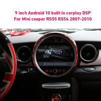 Écran tactile 9 pouces Android 13, CarPlay/Android Auto sans fil, Mini Cooper R56 2007-2016, autoradio, combo TV, lecteur CD, caméra de recul