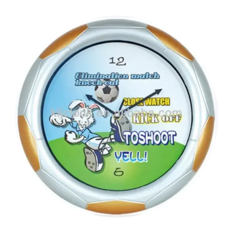 Talking Projector Clock Kick Off Football Wall Clock