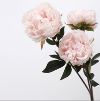 Pivoine artificielle de haute qualité vraie fleur tactile pour la maison