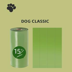 Bolsa de basura PET biodegradable de 2,4 líneas de doble cara, forro de heces de gato desechable ecológico grueso y portátil - Product Image 6