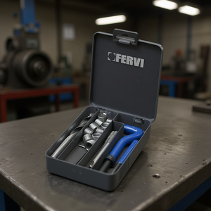 Kit de Reparación de Roscas Fervi Unc F-Coil, Juego de 10 Piezas para Metal y Plástico - Product Image 3