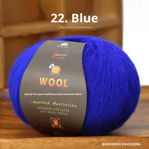 Laine <span class=keywords><strong>fine</strong></span> 2 fils, teinte, moyenne finesse, pelote de laine pour tricot à la main, tricot DIY, pull, écharpe, fil - Product Image 6