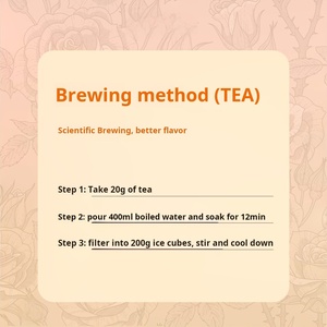 Giảm béo thêm mạnh mẽ cơ sở trà chanh đặc biệt Trà đen pha trộn với Oolong pu-erh cho tiêu hóa sức khỏe và hỗ trợ giảm cân - Product Image 4