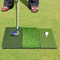 Tapis de golf 3 en 1 pliable extérieur, intérieur, entraînement de conduite, entraînement de frappe