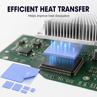 Harga pabrik bantalan celah termal silikon konduktivitas termal tinggi 3W 2mm untuk lembar bahan antarmuka termal pendingin CPU LED