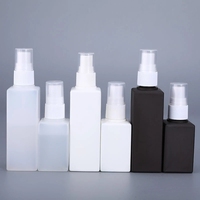 Flacon pulvérisateur cosmétique PET mignon blanc avec pulvérisateur à filetage, couvercle anti-poussière transparent, étanchéité parfaite, conteneur de voyage portable