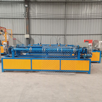 Grillage de cyclone de barrière de maillon de chaîne entièrement automatique à grande vitesse facile à utiliser faisant la machine