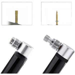 Mini pompe à vélo portable en alliage d'aluminium haute pression 120PSI, gonfleur d'air pour valve Presta Schrader, pour vélo de route et <span class=keywords><strong>vtt</strong></span> 098DQT - Product Image 3