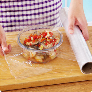 Food Grade <b>Stretch</b> <b>Wrap</b> 30cm X 300m Cylinder Kitchen Use Freshness Preservation - Product Image 2