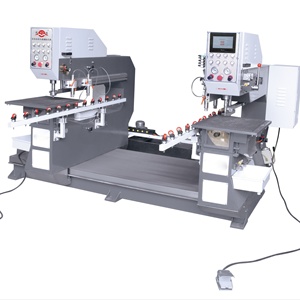 Perforatrice orizzontale per vetro a doppia testa ad alta efficienza - Product Image 1