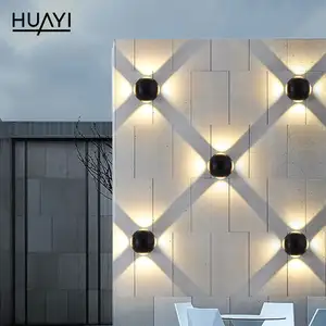 HUAYI Cheap Price Outdoor IP65 Waterproof Hotel Corridor Wall Sconce Light Modern LED Wall Lamp