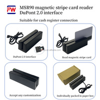 Lector de Tarjetas Magnéticas DuPont MSR90 Professional Mini 123 Track, Interfaz USB2.0, Protocolo ISO 14443A, Windows 10