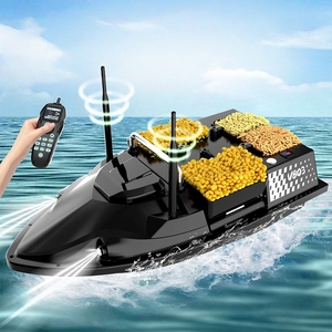 Flytec V803 Bateau appât GPS pour la pêche à la <span class=keywords><strong>carpe</strong></span> 4 trémies 200 points d'ancrage double antenne pilote automatique et sondeur Beidou Navigation - Product Image 1