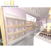 Boutique Boulangerie Design d'intérieur Pâtisseries Vitrine Présentoir à pain Zone de dégustation Vitrine de table Vitrine de boulangerie