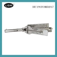 Alat Pembuka Kunci & Dekoder Otomatis LISHI 2-in-1 Bahan Stainless Steel Kompatibel dengan Sistem Keyway VA2T untuk Ahli Kunci Profesional