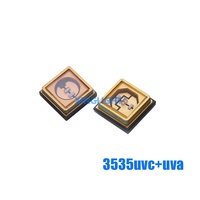 Puce LED UV XINGLIGHT 254nm 265nm 270nm 295nm 315nm SMD 2835 3535 3838 Lentille en quartz Longueur d'onde unique 5-8mW Violet