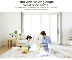 2K внутренняя камера безопасности 360 ° T5810JCB с функцией ночного видения, Wi-Fi, обнаружение движения, облачная карта памяти для детей, домашних животных/собак, мониторинг - Product Image 6