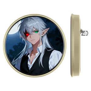 Badge électronique BW01 avec écran de 1,85 pouce, images dynamiques <span class=keywords><strong>GIF</strong></span>, batterie 380 mAh, jeux, fonds d'écran personnalisables, multilingue, affichage permanent, badge anime - Product Image 2