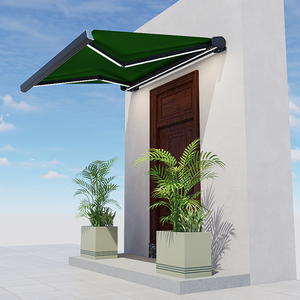 중국 한루이 Wholasela Pvc 패브릭 방수 지붕 Led 모터 원격 접이식 전체 카세트 상자 천막 - Product Image 2