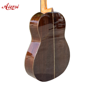<span class=keywords><strong>Guitarra</strong></span> Clásica Aiersi Hecha a Mano con Tapa de Cedro Sólido, Fondo y Lados de Palisandro Laminado, Acabado Brillante, con Apoyabrazos para Amantes de <span class=keywords><strong>la</strong></span> Música - Product Image 4